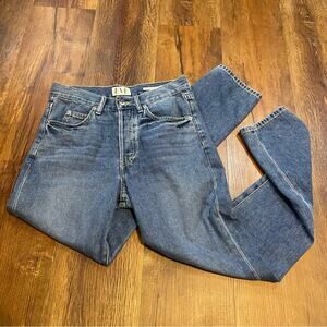 EVE Denim The Silver Bullett 100% Cotton Button Fly Blue Jeans Women's Size 26